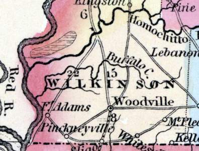 Wilkinson County, Mississippi, 1857