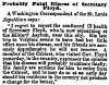 “Probably Fatal Illness of Secretary Floyd,” Chicago (IL) Press and Tribune, July 6, 1859
