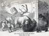 "The Battle of the Bulls and Bears," September 10, 1864, political-economic cartoon