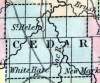 Cedar County, Missouri, 1857