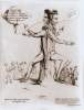 "Honest Abe on the Stump," 1860, political cartoon