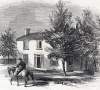 Residence of President Andrew Johnson, Greenville, Tennessee, September 1865, artist's impression
