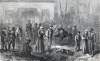 "Union Refugees Coming Into The Federal Lines," Harper's Weekly, November 5, 1864, artist's impression, zoomable image