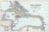 Caribbean and West Indies, 1857, zoomable map