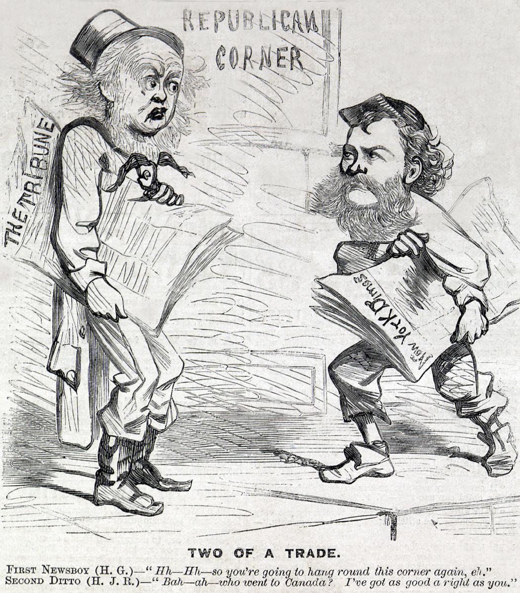  Two Of A Trade Cartoon Frank Leslie s Illustrated November 3 1866 