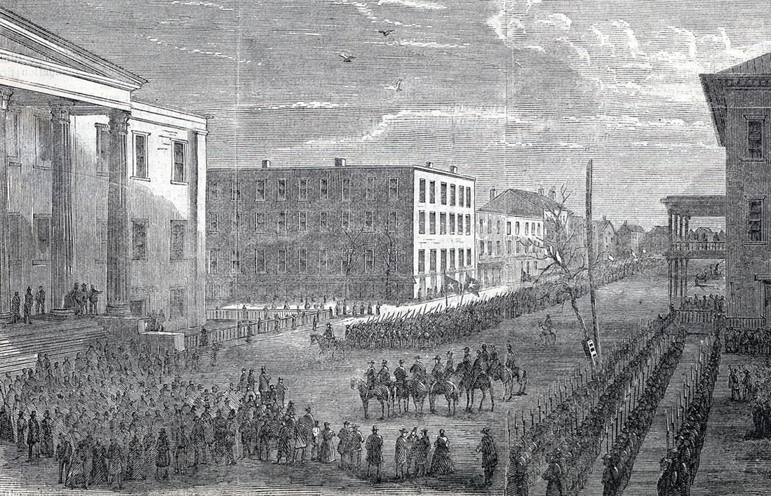 Sherman's March reaches Savannah, December 21, 1864, artist's