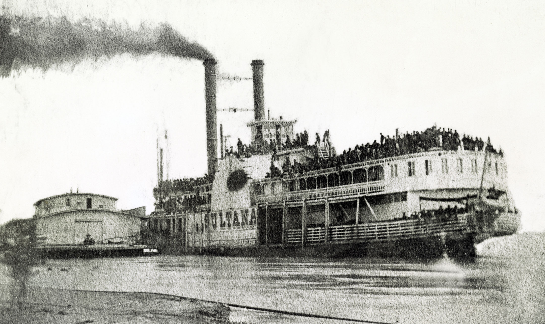 The Mississippi Steamboat Sultana Helena Arkansas April 26 1865