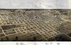Springfield, Illinois, 1867, zoomable map