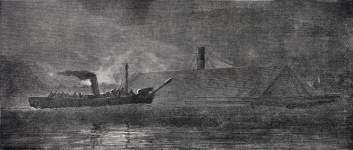 Destruction of the C.S.S. Albemarle, Plymouth, North Carolina, October 27, 1864, artist's impression