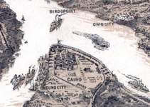 Cairo, Illinois, circa 1861, detail
