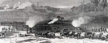 Battle of Darbytown Road, October 7, 1864, artist's impression