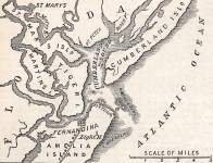 Fernandina, Florida and vicinity, map, March 1862