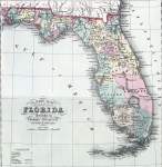 Florida, 1857, zoomable map