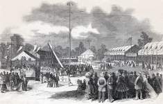  The German Target Shooting Festival, Baltimore, Maryland, August 21-23, 1865, artist's impression