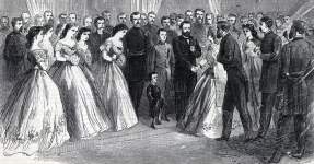 Reception for General U.S. Grant, New York City, November 20, 1865, artist's impression, detail