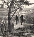 Execution of Confederate Spies, Tennessee, June 9, 1863, artist's impression, detail