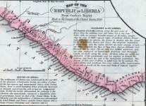 Liberia, 1857, zoomable map