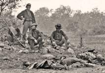 Confederate dead Miller Farm, Antietam Battlefield, September 19, 1862