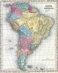 South America, 1857, zoomable map