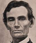 Abraham Lincoln, 1858, detail