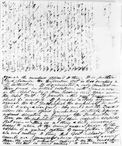 Stephen Duncan to Mary Duncan, August 25, 1863 (Page 2)