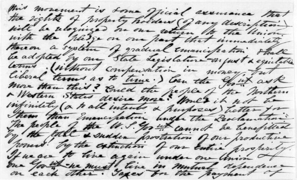 Stephen Duncan to Mary Duncan, August 25, 1863 (Page 3)