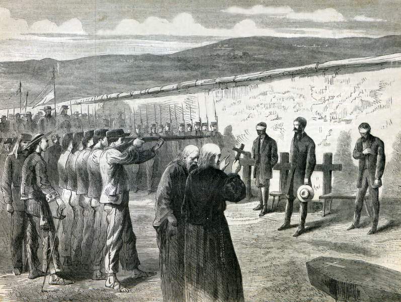 The Emperors Erection Project Execution of Emperor Maximilian I and his generals, Queretaro, Mexico