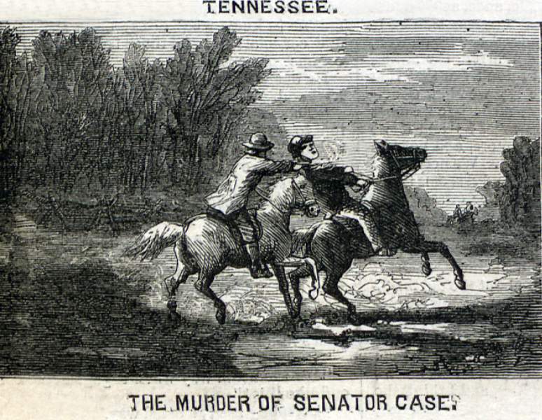 Thomas Nast, "Southern Justice," cartoon, Harper's Weekly Magazine, March 23, 1867, further detail.