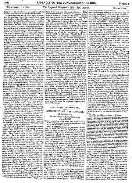 David Wilmot’s Speech in the House of Representatives, Washington, DC, August 3, 1848 (Page 5)