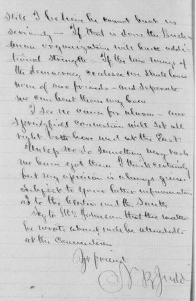 Norman Buel Judd To Abraham Lincoln, June 1, 1858 (Page 2) | House Divided