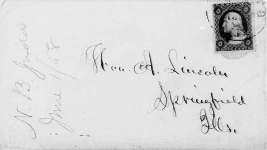 Norman Buel Judd to Abraham Lincoln, June 1, 1858 (Page 3)