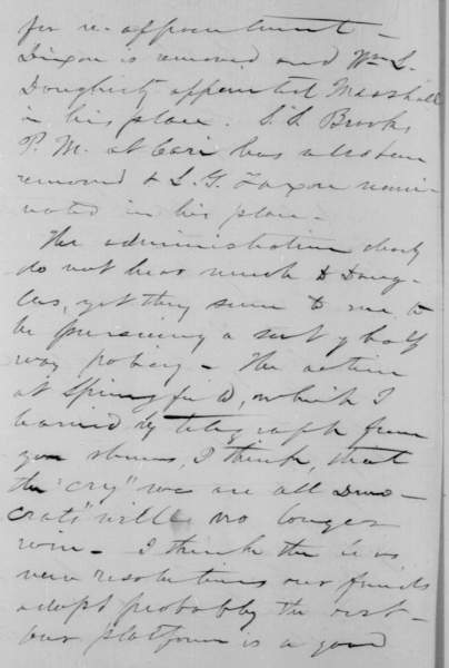 Lyman Trumbull to Abraham Lincoln, June 12, 1858 (Page 2)