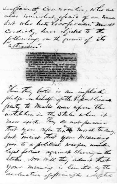 John L. Scripps to Abraham Lincoln, June 22, 1858 (Page 2)