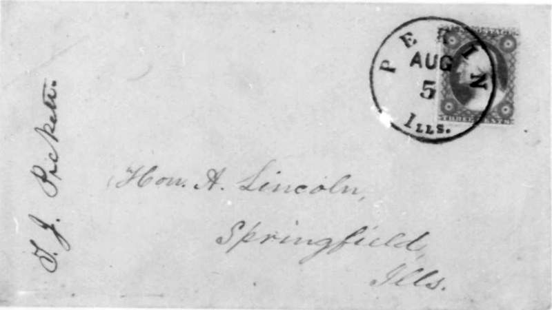 Thomas J. Pickett to Abraham Lincoln, August 3, 1858 (Page 5)