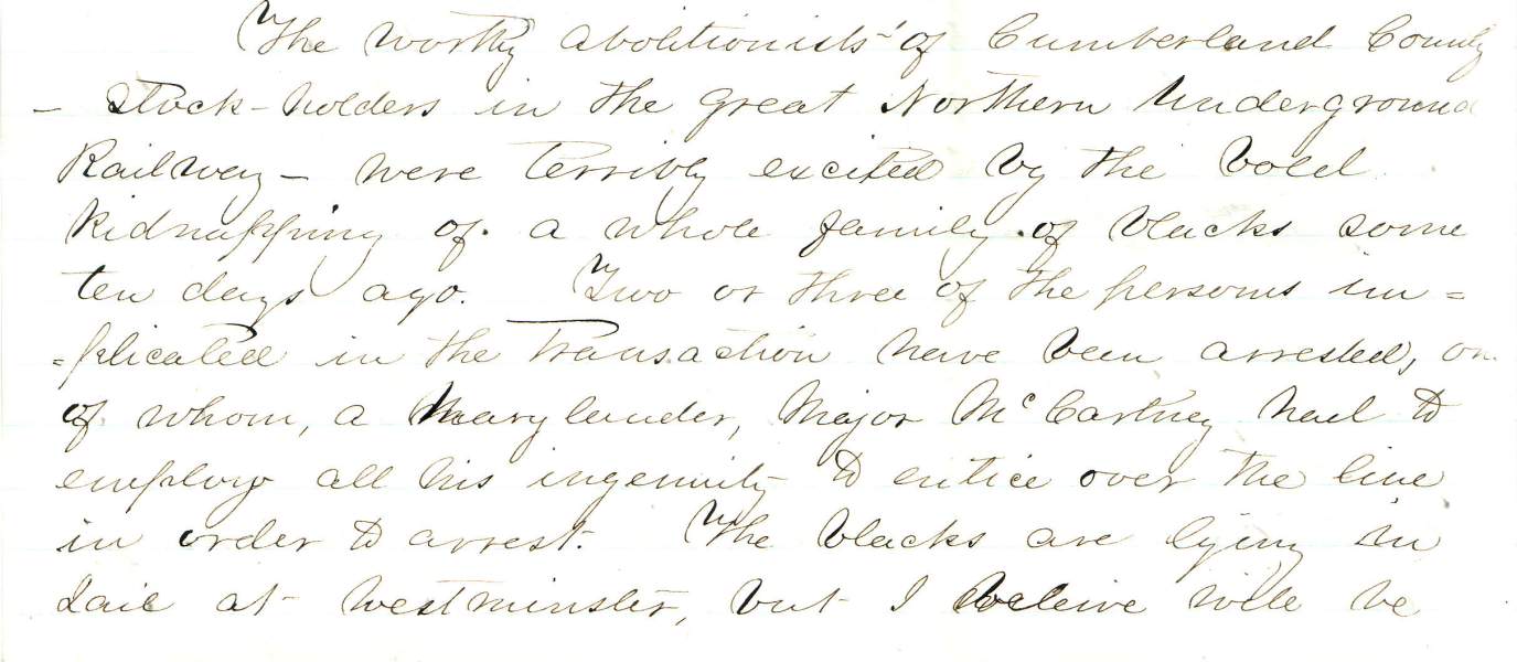 John Hays to Charles Francis Himes, June 20, 1859 (Page 1)