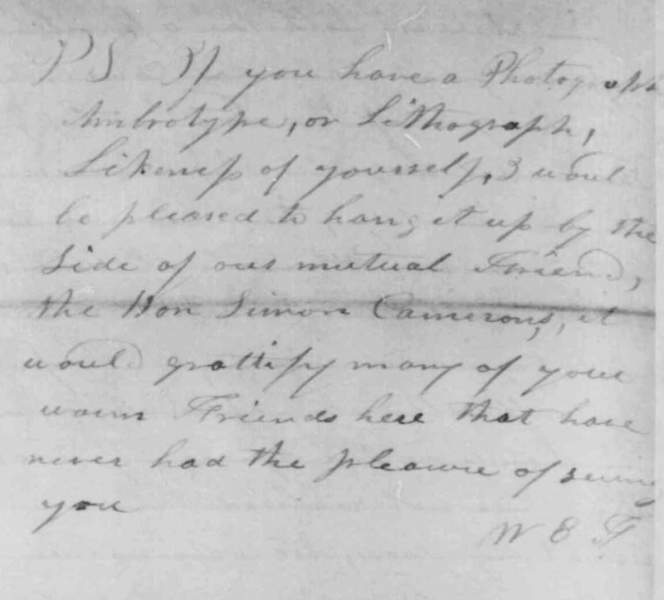 William E. Frazer to Abraham Lincoln, November 12, 1859 (Page 4)