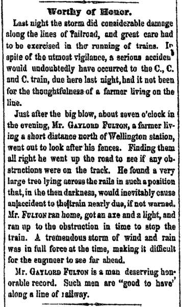 “Worthy of Honor,” Cleveland (OH) Herald, February 23, 1860