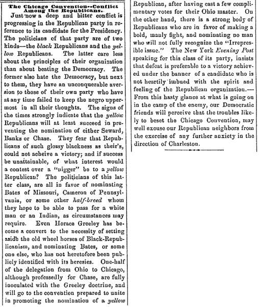 “The Chicago Convention,” Newark (OH) Advocate, March 2, 1860