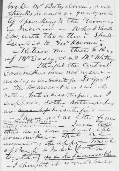 David Davis to Abraham Lincoln, June 7, 1860 (Page 3)