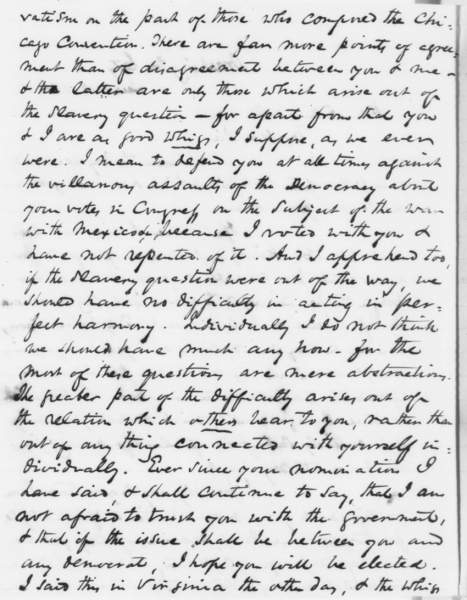 Richard W. Thompson to Abraham Lincoln, June 12, 1860 (Page 2)