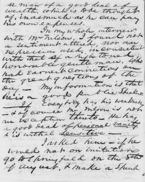 David Davis to Abraham Lincoln, July 24, 1860 (Page 6)