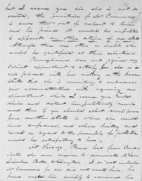 John P. Verree to Abraham Lincoln, January 1, 1861 (Page 4)
