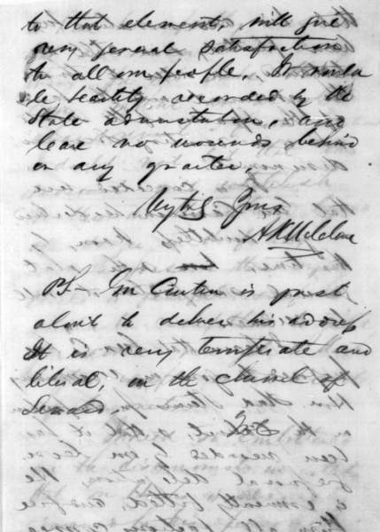 Alexander K. McClure to Abraham Lincoln, January 15, 1861 (Page 4)