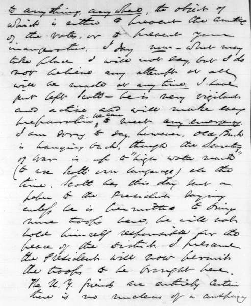 Elihu B. Washburne to Abraham Lincoln, January 30, 1861 (Page 2)