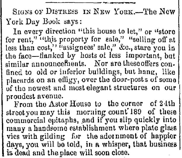 “Signs of Distress,” Raleigh (NC) Register, June 5, 1861