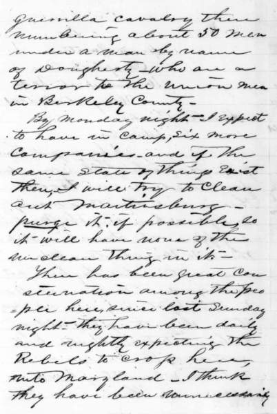 Ward H. Lamon to Abraham Lincoln, August 23, 1861 (Page 2)