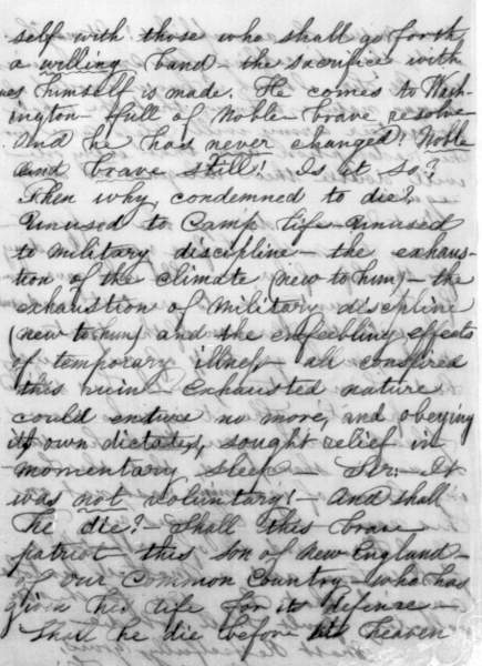 Anne C. King to Abraham Lincoln, September 8, 1861 (Page 3)