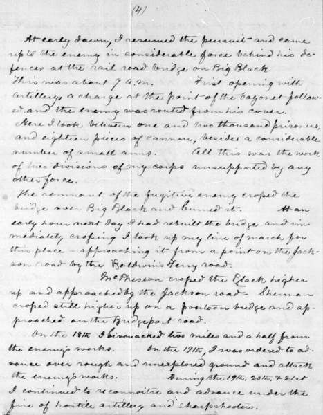 John A. McClernand to Abraham Lincoln, May 29, 1863 (Page 4)
