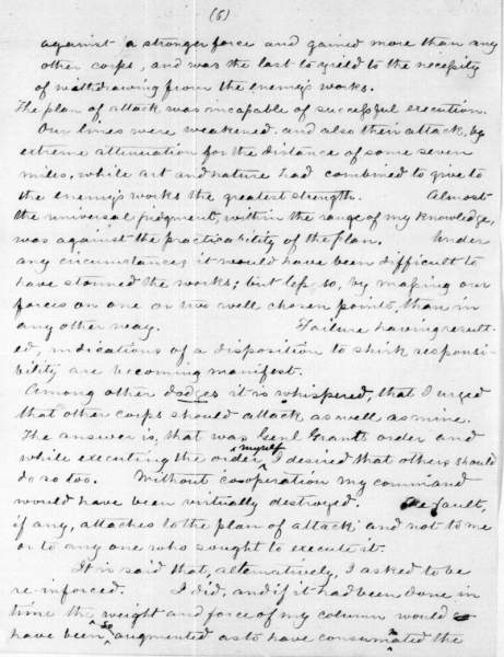 John A. McClernand to Abraham Lincoln, May 29, 1863 (Page 6)