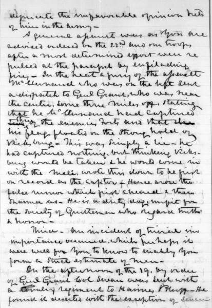 Thomas Ewing to Abraham Lincoln, June 6, 1863 (Page 2)